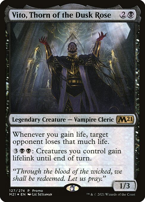 Vito, Thorn of the Dusk Rose (Resale Promos #127)
