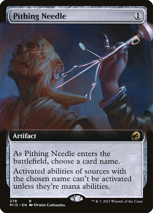Pithing Needle (Innistrad: Midnight Hunt #378)