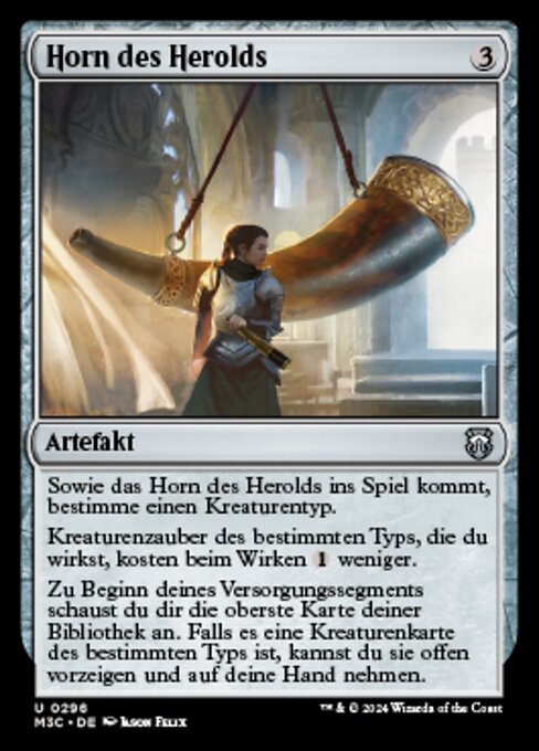 Herald's Horn (Modern Horizons 3 Commander #296)