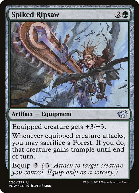 Spiked Ripsaw (Innistrad: Crimson Vow #220)