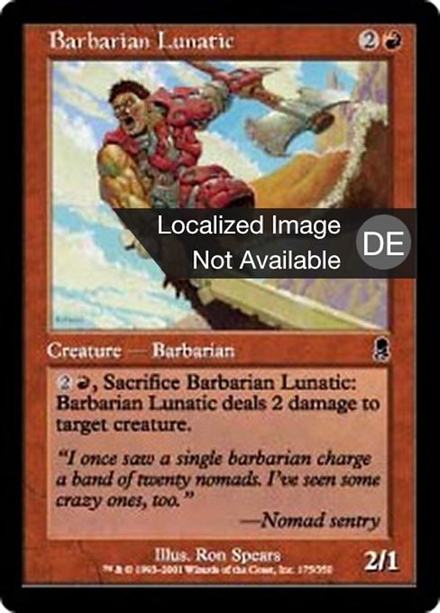 Barbarian Lunatic (Odyssey #175)