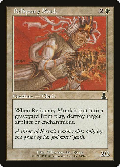 Reliquary Monk (Urza's Destiny #14)