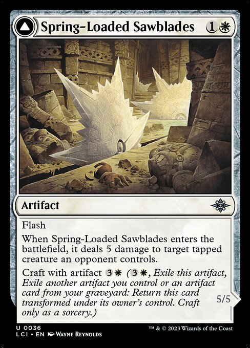 Spring-Loaded Sawblades // Bladewheel Chariot card image