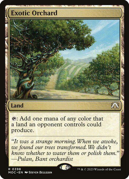 Exotic Orchard (March of the Machine Commander #398)