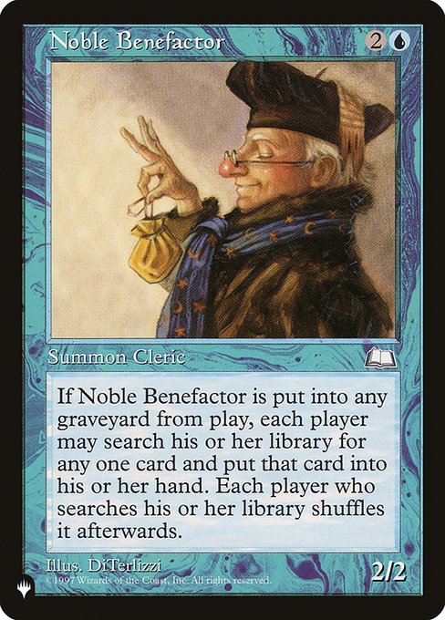 Noble Benefactor (The List #69)