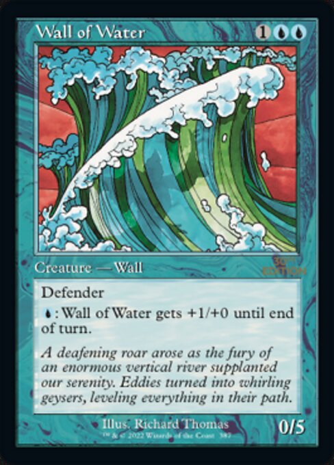 Wall of Water (30th Anniversary Edition #387)