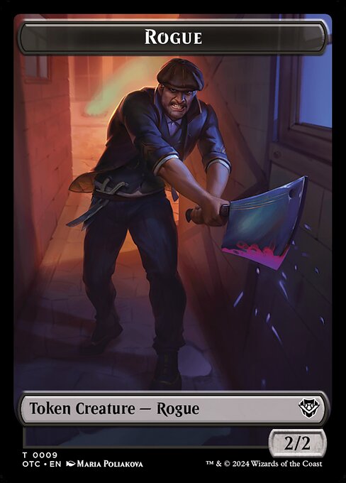 Rogue (Outlaws of Thunder Junction Commander Tokens #9)