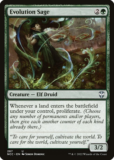 Evolution Sage (New Capenna Commander #287)