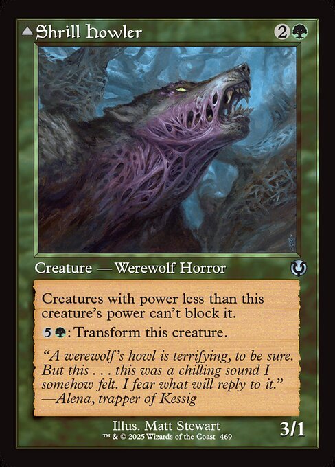 Shrill Howler (Retro Frame)