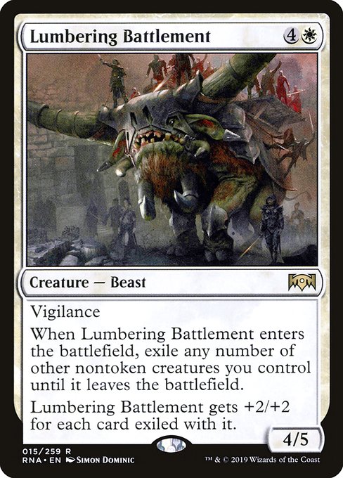 Lumbering Battlement (Ravnica Allegiance #15)