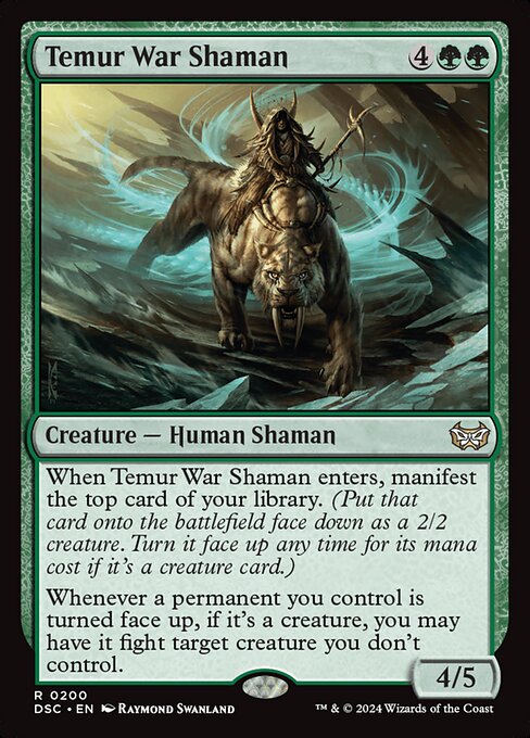 Temur War Shaman (dsc) 200 Temur War Shaman (dsc) 200