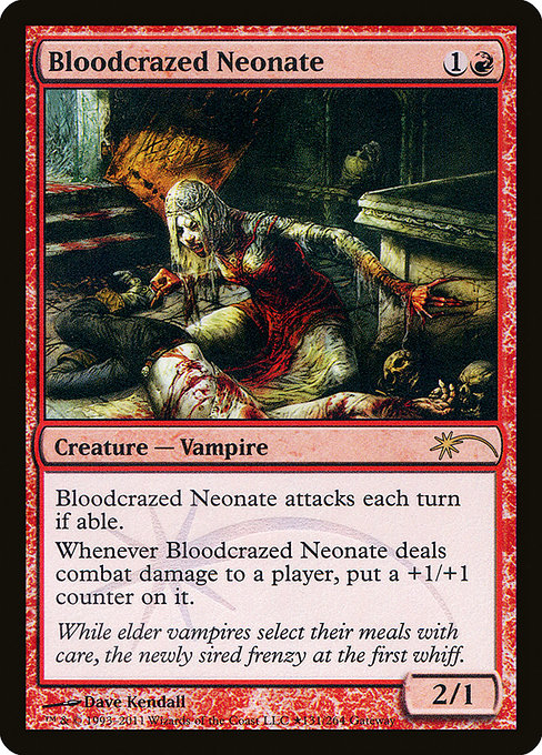 Bloodcrazed Neonate (Wizards Play Network 2011 #83)