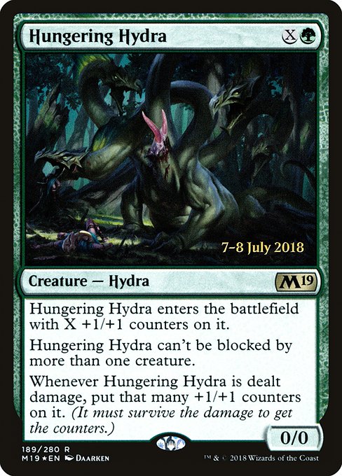 Hungering Hydra (Core Set 2019 Promos #189s)