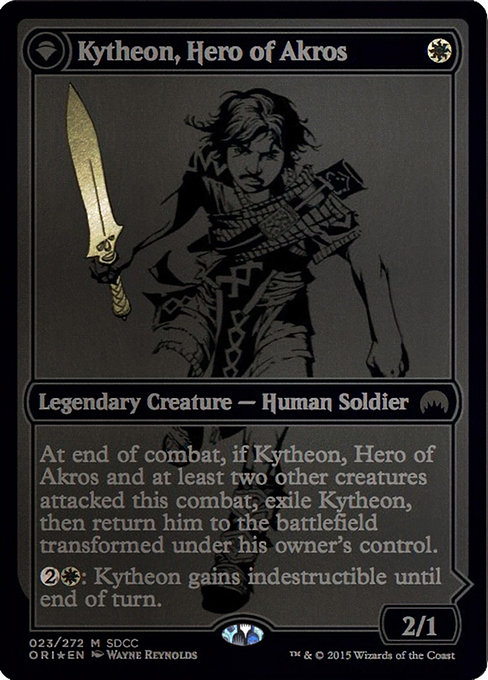 Kytheon, Hero of Akros // Gideon, Battle-Forged card image