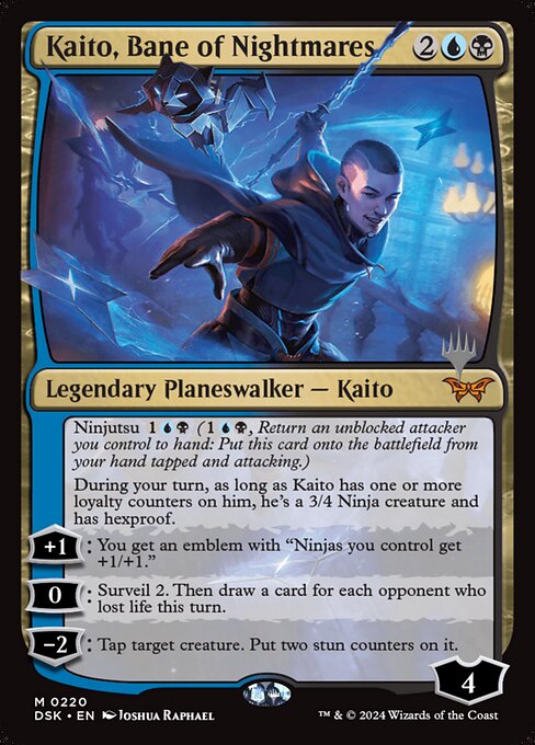 Kaito, Bane of Nightmares (Duskmourn: House of Horror Promos #220p)