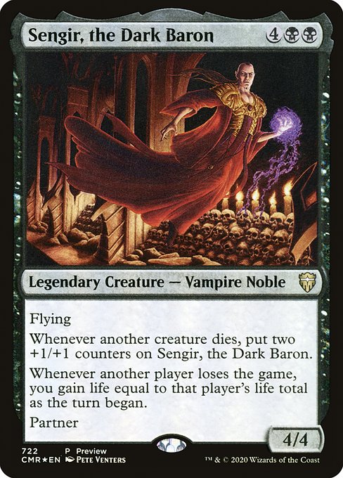 Sengir, the Dark Baron card image