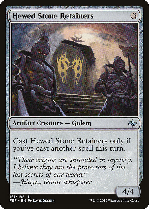 Hewed Stone Retainers (Fate Reforged #161)