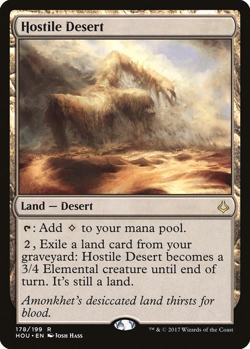 Hostile Desert (Hour of Devastation #178)