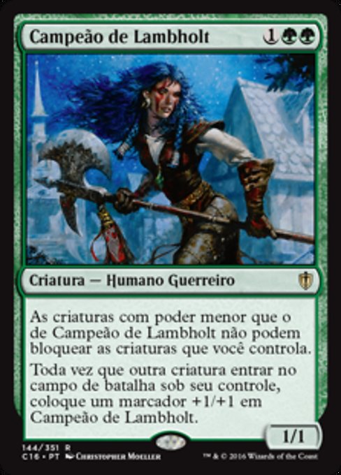 Champion of Lambholt (Commander 2016 #144)