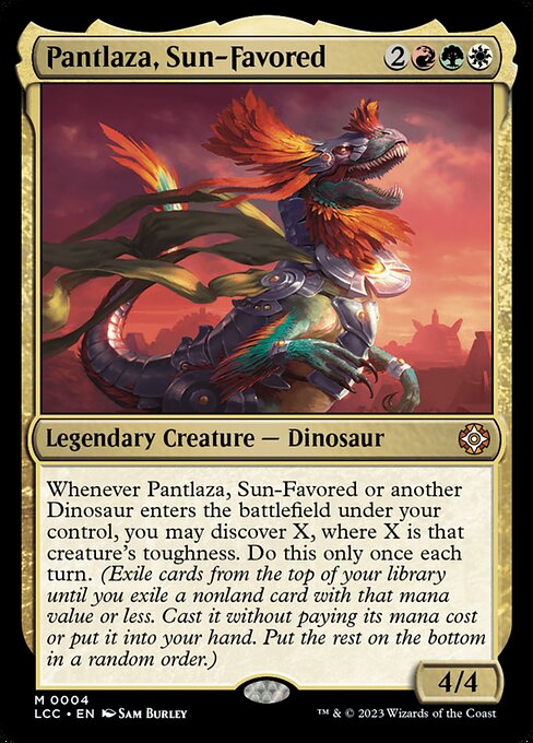 Pantlaza, Sun-Favored (The Lost Caverns of Ixalan Commander #4)