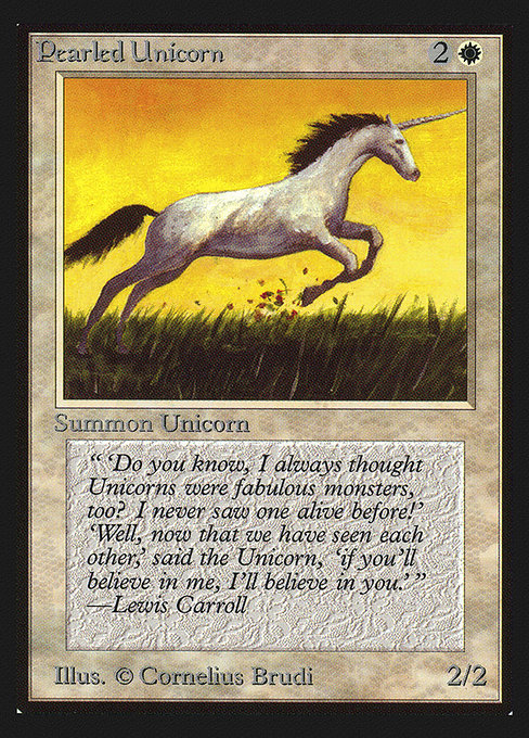 Licorne nacrée|Pearled Unicorn