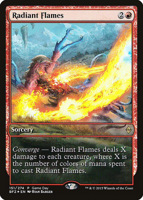Radiant Flames (Battle for Zendikar Promos #151)