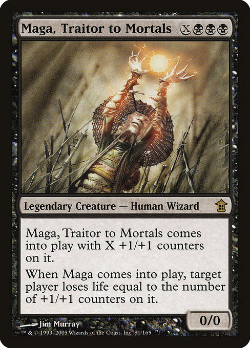 Maga, Traitor to Mortals (Saviors of Kamigawa #81)