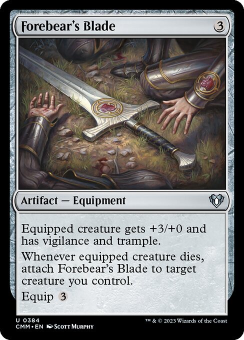 Forebear's Blade (Commander Masters #384)