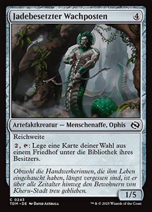 Jadebesetzter Wachposten