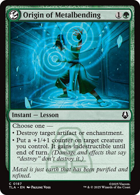 Origin of Metalbending magic the gathering card art