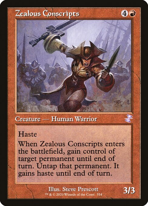 Zealous Conscripts (Time Spiral Remastered #354)