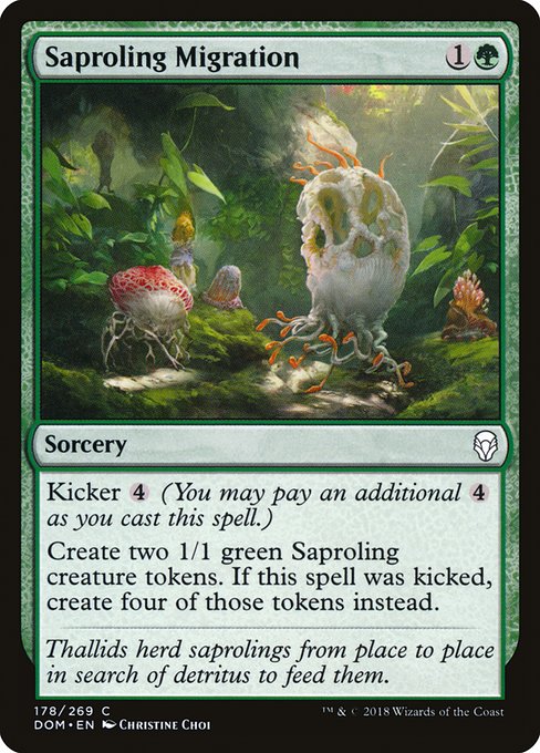 Saproling Migration (Dominaria #178)