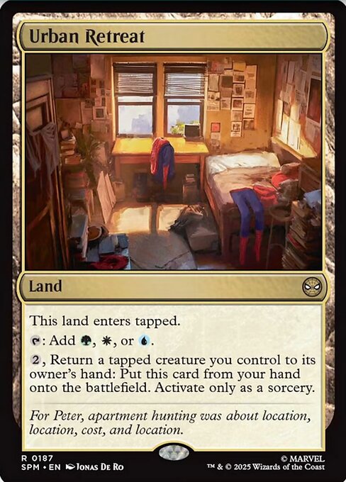 Urban Retreat magic the gathering card art