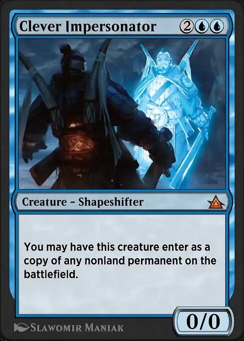 Clever Impersonator magic the gathering card art