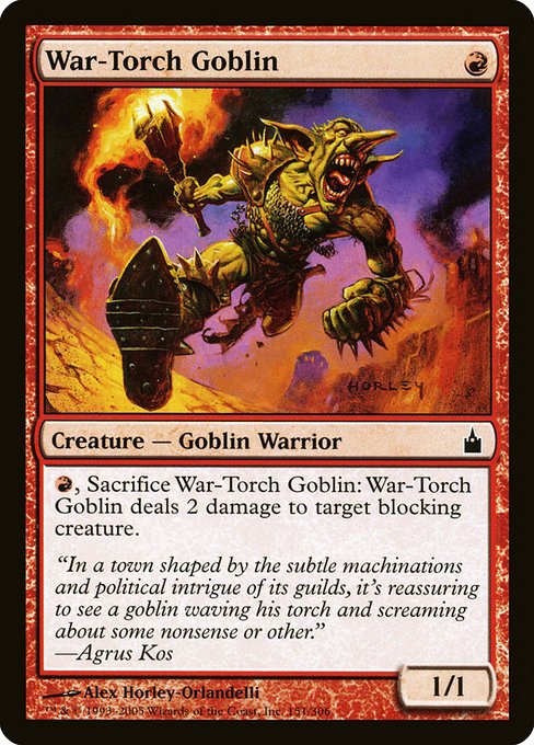 Gobelin à torche de guerre|War-Torch Goblin
