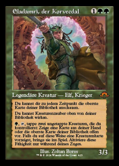 Eladamri, Korvecdal (Modern Horizons 3 #423)