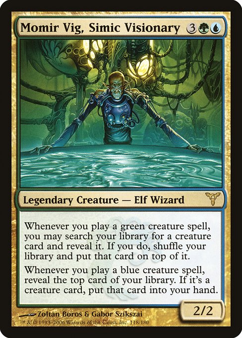 Momir Vig, Simic Visionary card image