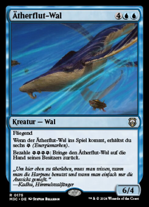 Aethertide Whale (Modern Horizons 3 Commander #175)