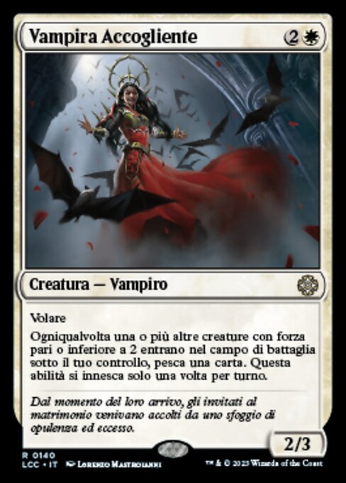 Welcoming Vampire (The Lost Caverns of Ixalan Commander #140)