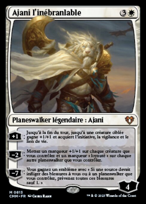 Ajani Steadfast (Commander Masters #813)