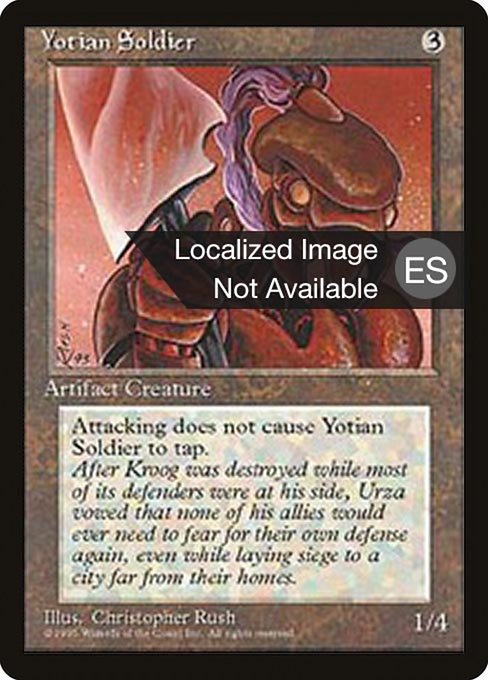 Yotian Soldier (Fourth Edition Foreign Black Border #360)