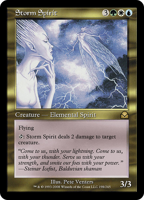 Storm Spirit (Masters Edition II #198)
