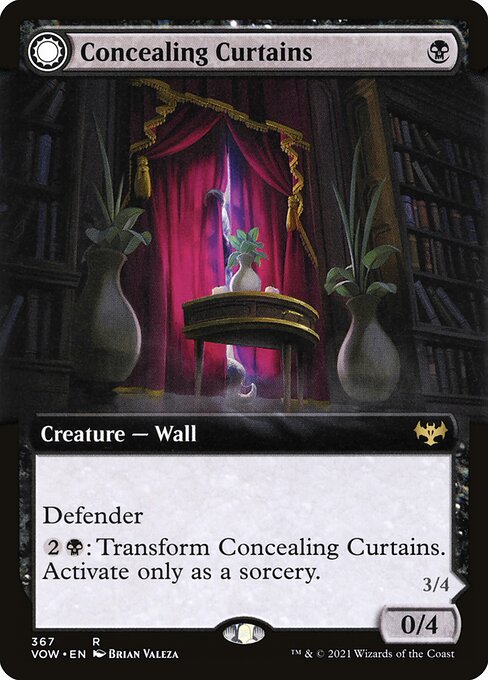 Concealing Curtains // Revealing Eye (Innistrad: Crimson Vow #367)