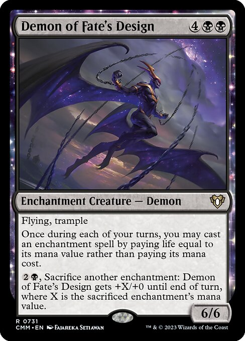 Demon of Fate's Design (Commander Masters #731)