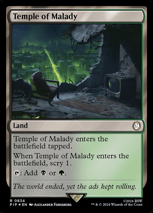 Temple of Malady (pip) 834