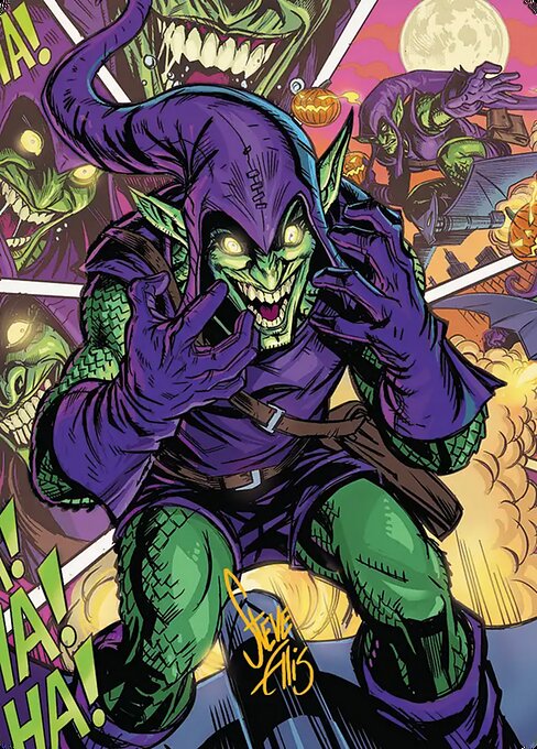 Green Goblin // Green Goblin magic the gathering card art