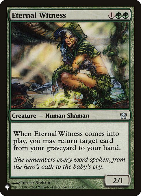 Eternal Witness (The List #5DN-86)