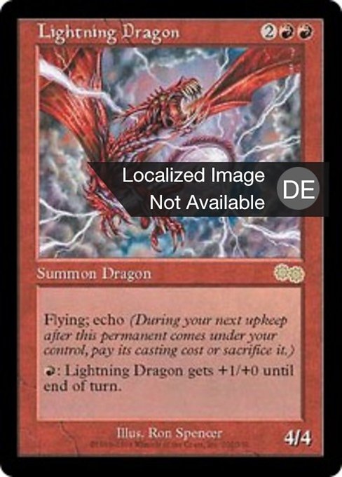Lightning Dragon (Urza's Saga #202)