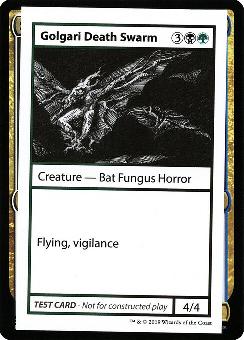 Golgari Death Swarm (Mystery Booster Playtest Cards 2021 #91)