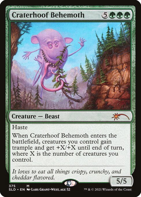 Craterhoof Behemoth (Secret Lair Drop #375)